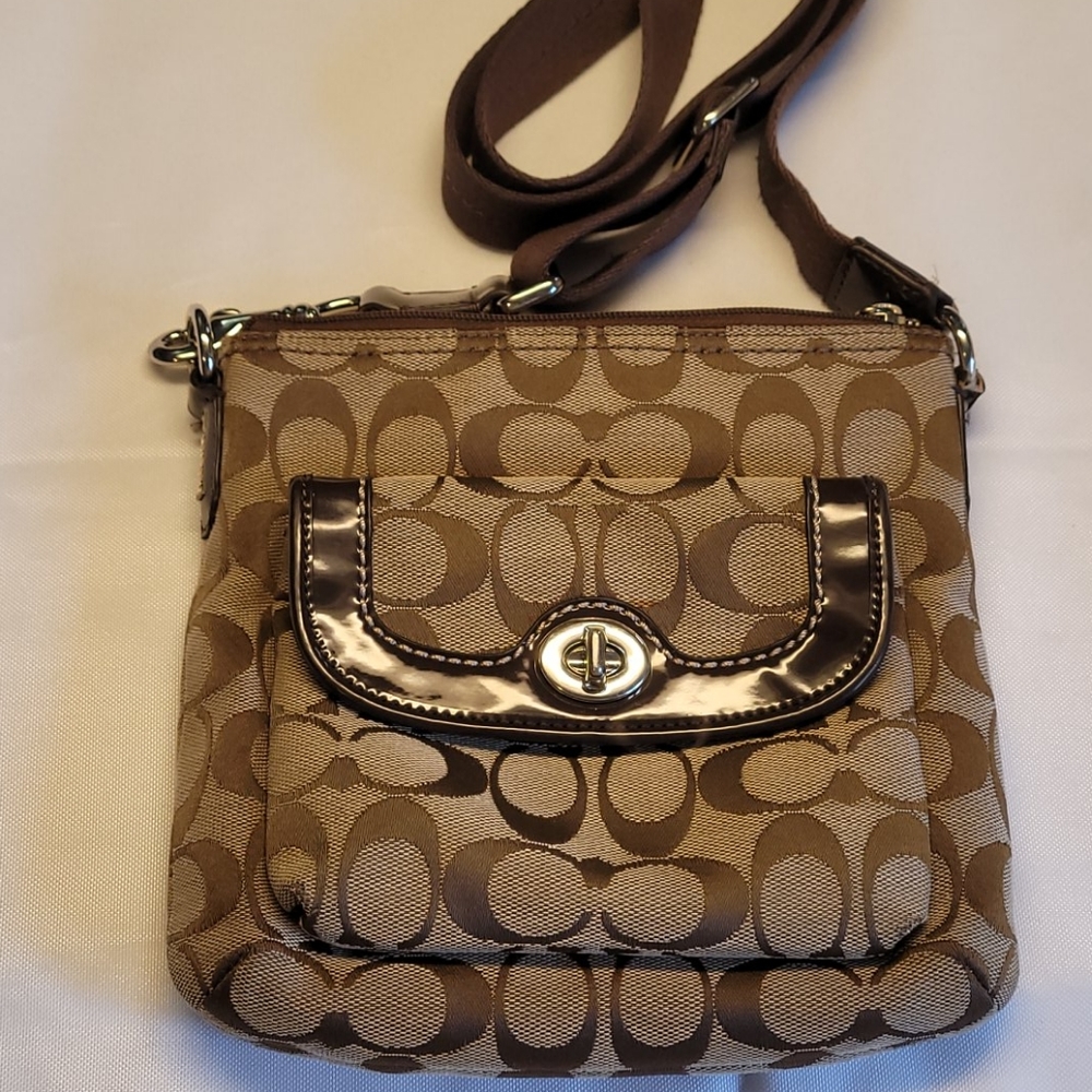 Coach cross body purse